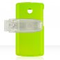 Hard Plastic Shield Protector Faceplate Case for HTC Touch Diamond CDMA - GREEN