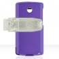 Hard Plastic Shield Protector Faceplate Case for HTC Touch Diamond CDMA - PURPLE