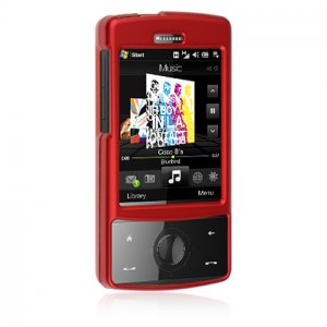 Hard Plastic Shield Protector Faceplate Case for HTC Touch Diamond CDMA - RED