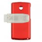 Hard Plastic Shield Protector Faceplate Case for HTC Touch Diamond CDMA - RED