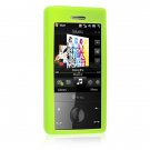 Soft Rubber Silicone Skin Cover Case for HTC Touch Diamond CDMA - GREEN