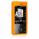 Soft Rubber Silicone Skin Cover Case for HTC Touch Diamond CDMA - ORANGE
