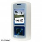 Silicone Skin Cover Case for LG VENUS VX8800 - White