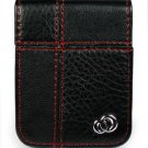 BLACK Apple iPod Nano 3rd Generation Redline Leather Case