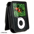 BLACK Leather Pouch Case for Apple iPod Nano 3