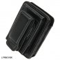 BLACK Leather Pouch Case for Apple iPod Nano 3