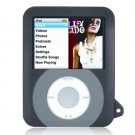 BLACK Two-Tone Silicone Skin for Apple iPod Nano 3rd Generation