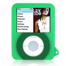 GREEN Two-Tone Silicone Skin for Apple iPod Nano 3rd Generation