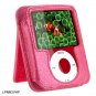 HOT PINK Leather Pouch Case for Apple iPod Nano 3