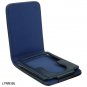 NAVY BLUE Flip Cover Leather Pouch for Apple iPod Nano 3