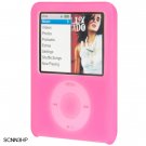 PINK Smooth Silicone Skin Cover for Apple iPod Nano 3