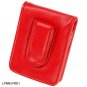 RED Flip Cover Leather Pouch for Apple iPod Nano 3
