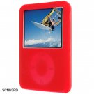 RED Smooth Silicone Skin Cover for Apple iPod Nano 3