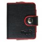 RedLine BLACK Leather Wallet Case for Apple iPod Nano 3rd Generation