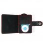 RedLine BLACK Leather Wallet Case for Apple iPod Nano 3rd Generation