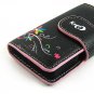 Black Wallet Design Leather Case for Samsung K3