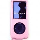Full View Leather Belt Clip Pouch Case for Apple iPod Nano Chromatic - PINK