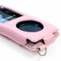 Full View Leather Belt Clip Pouch Case for Apple iPod Nano Chromatic - PINK