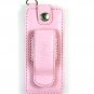 Full View Leather Belt Clip Pouch Case for Apple iPod Nano Chromatic - PINK