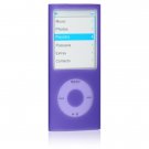 Jelly Soft Silicone Sleeve Case for Apple iPod Nano Chromatic (4th Gen) - PURPLE