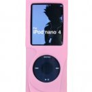 Silicone Skin Cover Case for Apple iPod Nano Chromatic (4th Gen) - BABY PINK