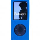 Silicone Skin Cover Case for Apple iPod Nano Chromatic (4th Gen) - DARK BLUE