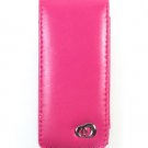 Vertical Flip Cover Case for Apple iPod Nano Chromatic (4th Gen) - HOT PINK