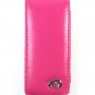 Vertical Flip Cover Case for Apple iPod Nano Chromatic (4th Gen) - HOT PINK