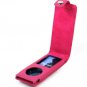 Vertical Flip Cover Case for Apple iPod Nano Chromatic (4th Gen) - HOT PINK