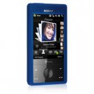 Soft Rubber Silicone Skin Cover Case for HTC Touch Diamond CDMA - BLUE