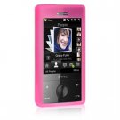 Soft Rubber Silicone Skin Cover Case for HTC Touch Diamond CDMA - PINK