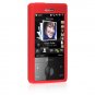 Soft Rubber Silicone Skin Cover Case for HTC Touch Diamond CDMA - RED