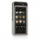 Hard Plastic Diamond Design Case for Samsung Instinct M800 - Clear