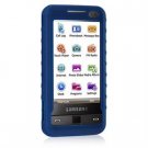 Premium Silicone Skin Case For Samsung Omnia i900 - Blue