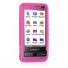 Premium Silicone Skin Case For Samsung Omnia i900 - Hot Pink