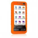 Premium Silicone Skin Case For Samsung Omnia i900 - Orange