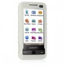 Premium Silicone Skin Case For Samsung Omnia i900 - White