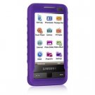Premium Silicone Skin Case For Samsung Omnia i900 - Purple