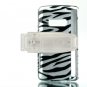 Hard Plastic Shield Protector Faceplate Case for LG enV2 VX9100 - BLACK ZEBRA STRIPES