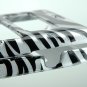 Hard Plastic Shield Protector Faceplate Case for LG enV2 VX9100 - BLACK ZEBRA STRIPES