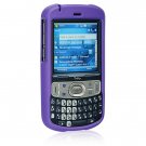 Hard Plastic Shield Protector Faceplate Case w/ Belt Clip for Palm Treo 800w - Purple