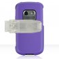 Hard Plastic Shield Protector Faceplate Case w/ Belt Clip for Palm Treo 800w - Purple