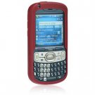 Full View Soft Silicone Skin Cover Rubber Case for Palm Treo 800W - Burgundy