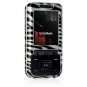 Hard Crystal Design Case for Nokia 5610 - Silver Zebra