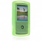 Soft Rubber Silicone Skin Cover Case for LG DECOY 8610 - GREEN