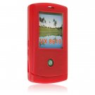 Soft Rubber Silicone Skin Cover Case for LG DECOY 8610 - RED
