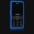 Silicone Skin Cover Case for Samsung Access A827 - Blue