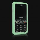 Silicone Skin Cover Case for Samsung Access A827 - Green
