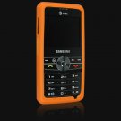 Silicone Skin Cover Case for Samsung Access A827 - Orange