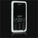 Silicone Skin Cover Case for Samsung Access A827 - White